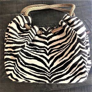 Michael Kors Marina Large Canvas Drawstring Tote-Bag Good Condition